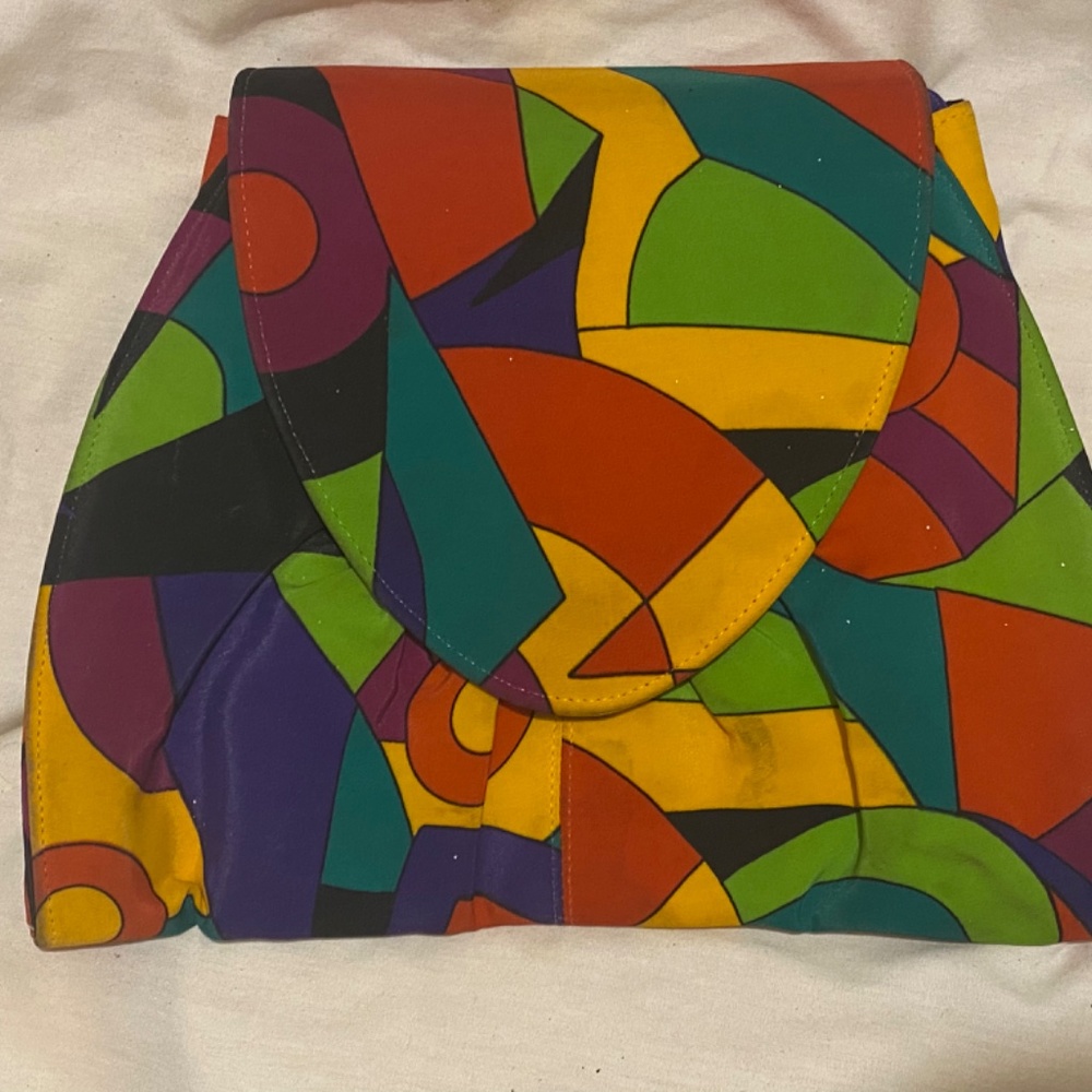 Vintage Colorful Multicolored Crossbody Bag - Picture 3 of 3